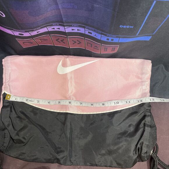 NIKE PINK Cinch Bag backpack Drawstring Closure Gym Bag - Picture 7 of 7